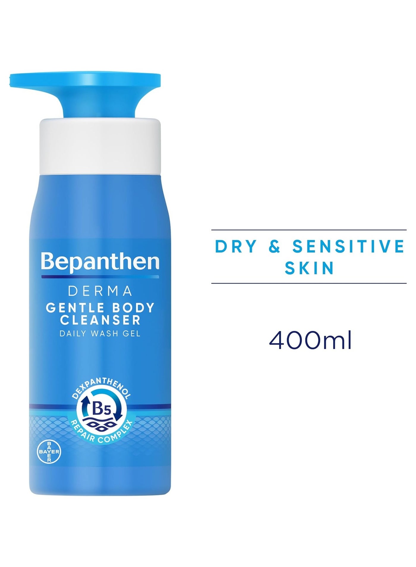 Derma Gentle Body Cleanser 400ml With Pump