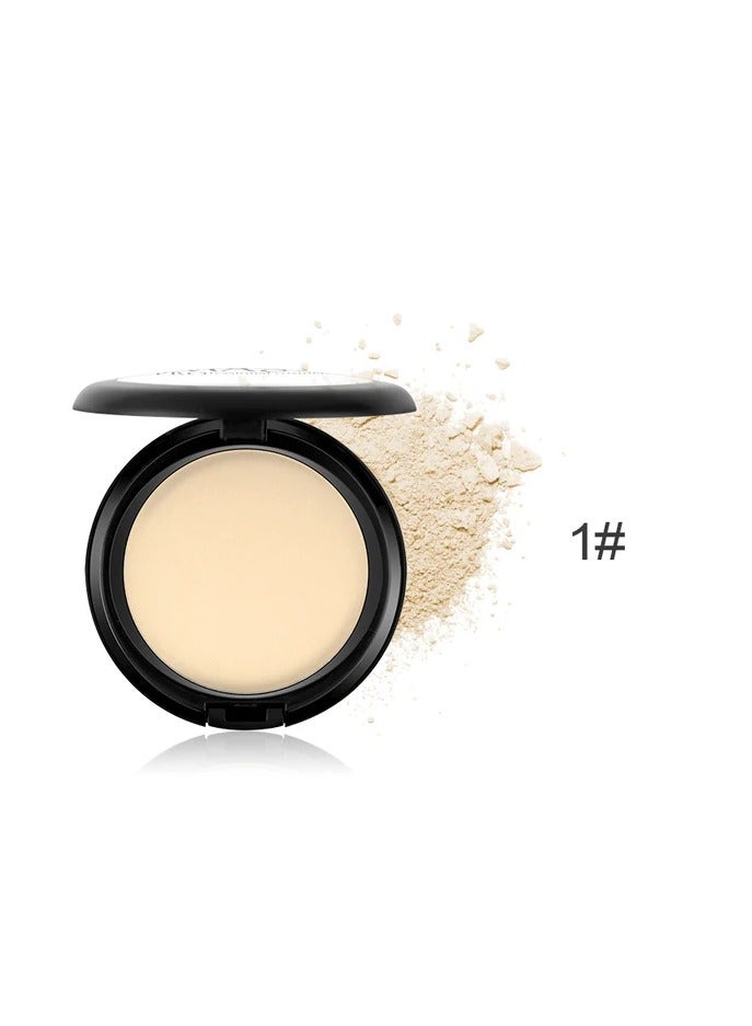 IMAGIC 4-Color Compact Powder | Lightweight, Buildable Coverage | Matte Finish for a Flawless Complexion (Bright White)
