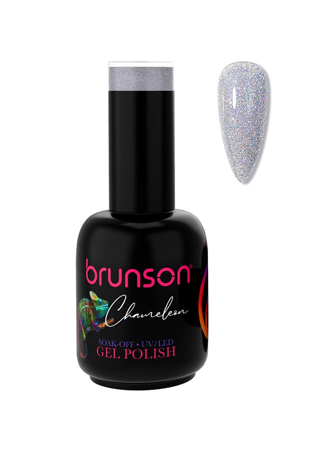Chameleon Gel Nail Polish 18ml Gel Nails with Glossy Shine Finish, Long-Lasting Soak off UV Gel Polish for Nail Art French Manicure Pedicure. Salon Quality Chip Resistant Gel Extension Acrylic Nails