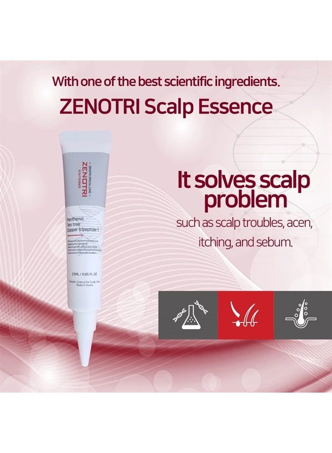 Hair Care Solution Scalp Essence | 25ml 0.85fl oz | Scalp Acne and Itching Seborrheic Scalpitis Cure Cream | Damaged Scalp Soothing Protection and Nutrition