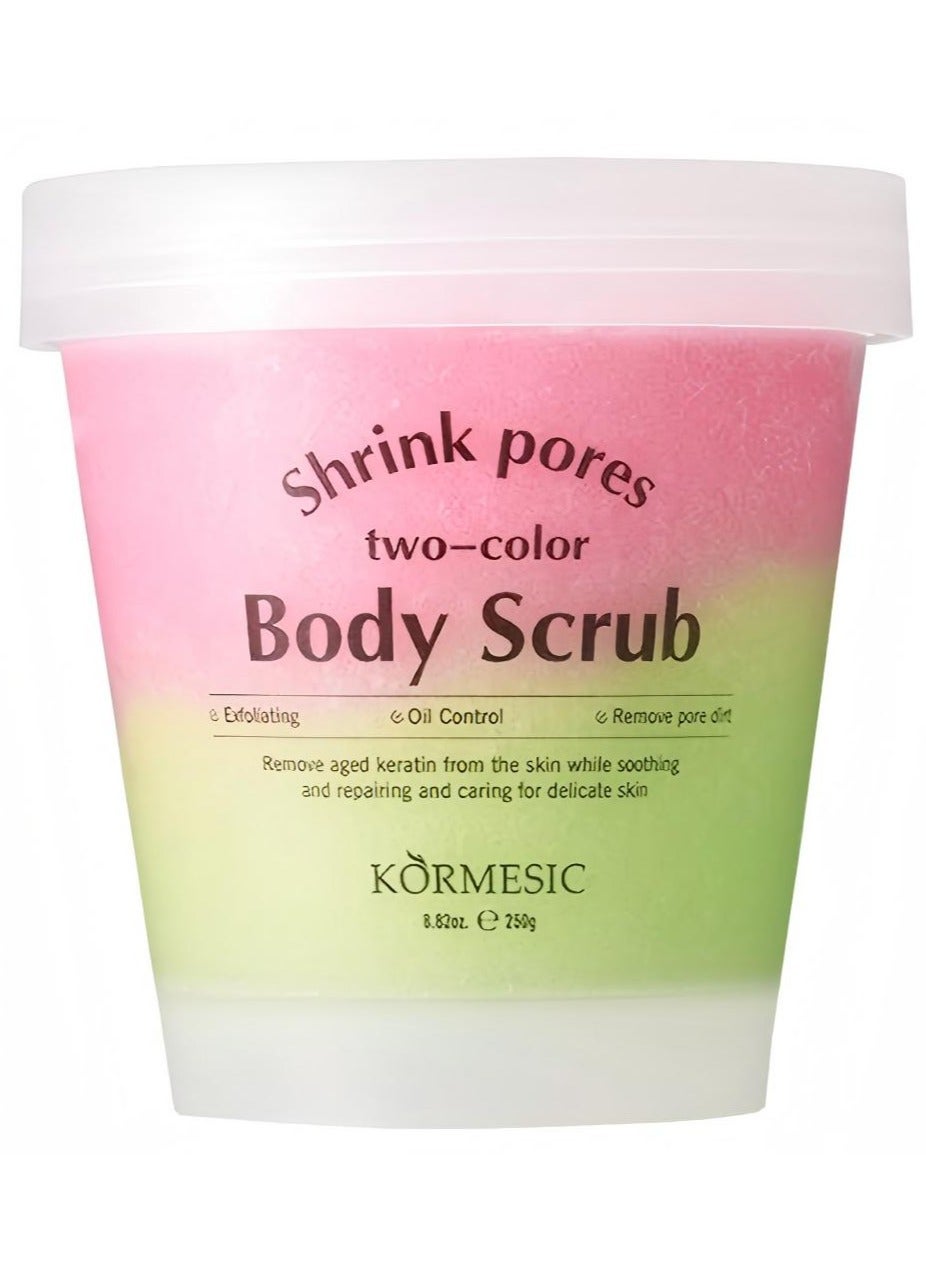 Green Tea Dual-Color Body Scrub - Refreshing Exfoliation & Purifying