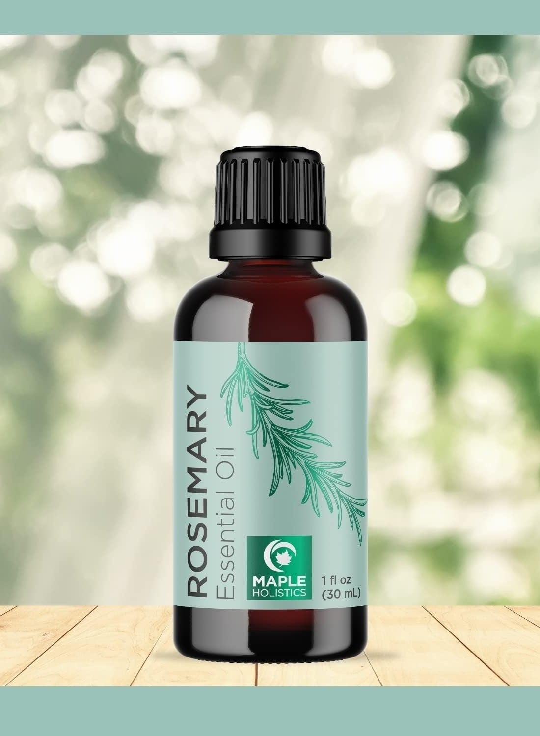 Oil for Hair Growth - Undiluted Rosemary Essential Oil for Hair Skin and Nails and Refreshing Aromatherapy Oil for Diffusers - Cleansing Rosemary Essential Oil for Dry Scalp Care 1oz