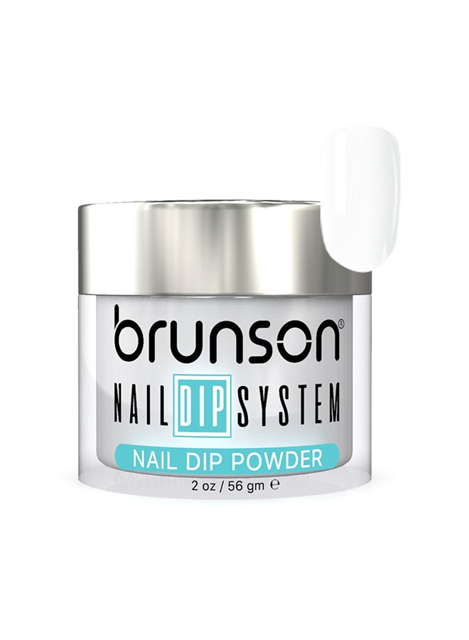 Nail Dip Powder Dip And Buff System Color 56gm, French Nail Art Starter Manicure Salon DIY At Home Odor Free And Long Lasting No Needed Nail Lamp Curing BDK003