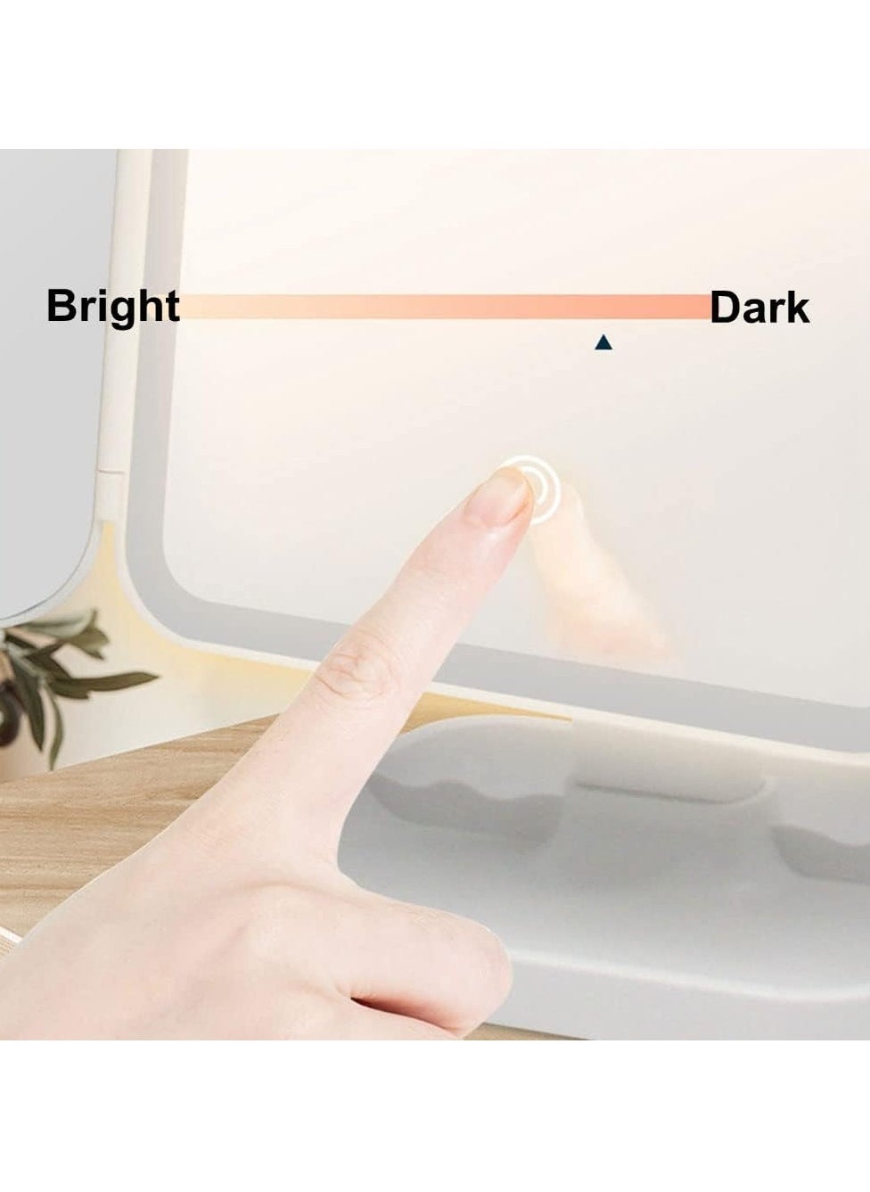 LED Makeup Mirror with 3 Color Lighting Modes – 52 LED Trifold Mirror, 1X/2X/3X Magnification, Touch Control, High Definition, Portable Lighted Cosmetic Mirror for Makeup, Grooming & Skincare