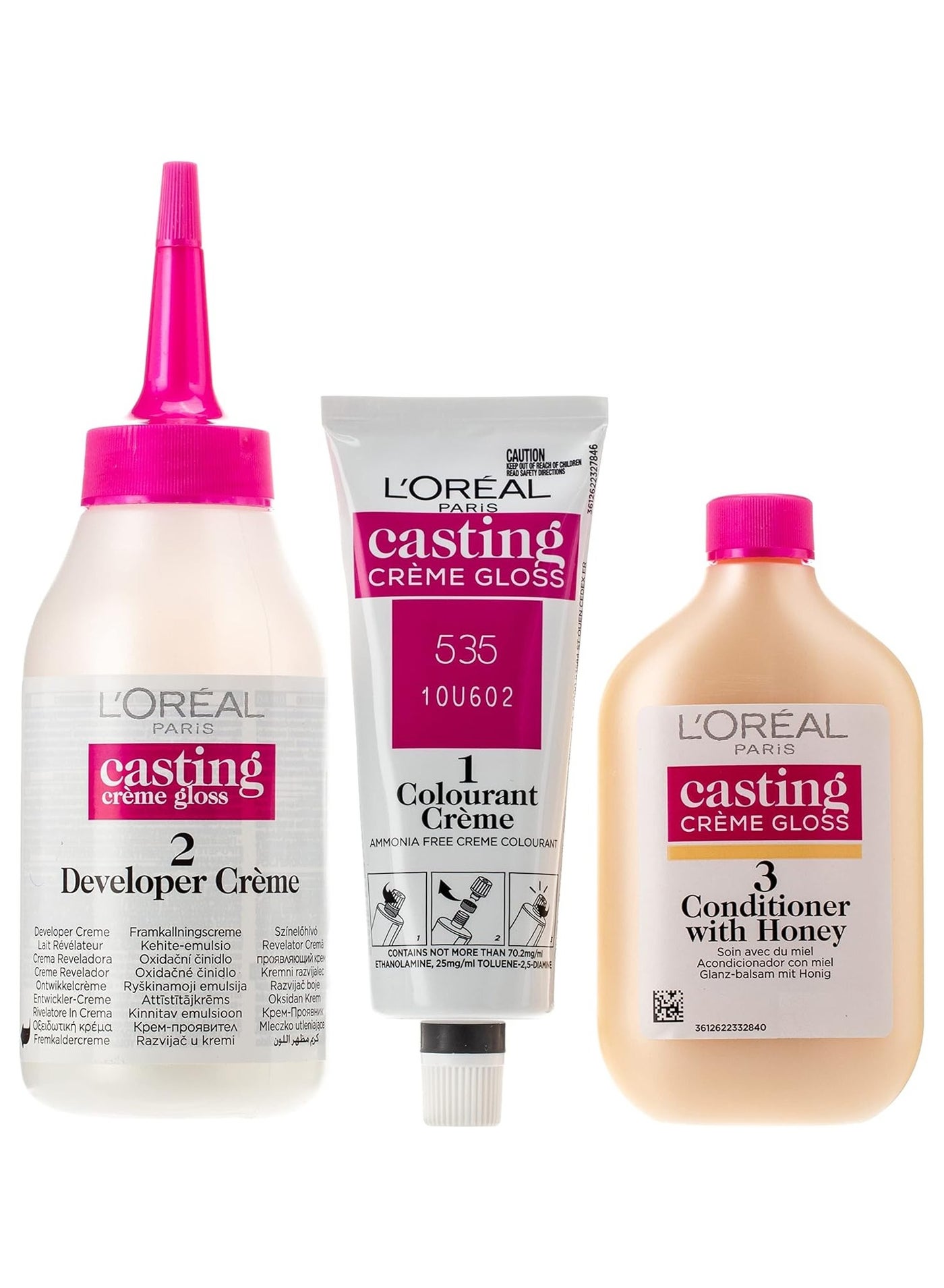 Casting Crème Gloss No Ammonia Hair Color, 535 Mahogany Golden Light Brown - image 3