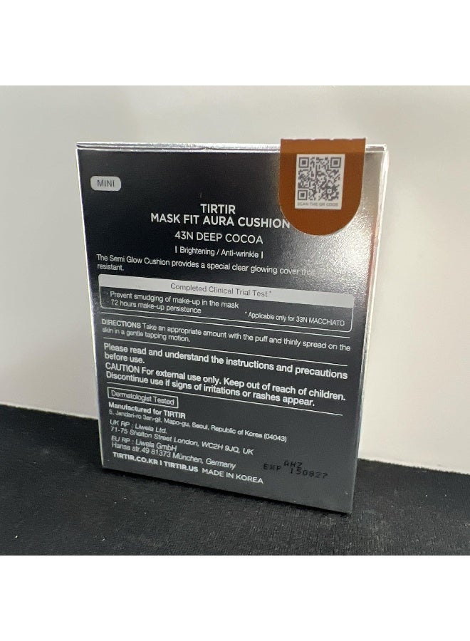 MASK FIT AURA CUSHION 43N DEEP COCOA(Mini) - image 8