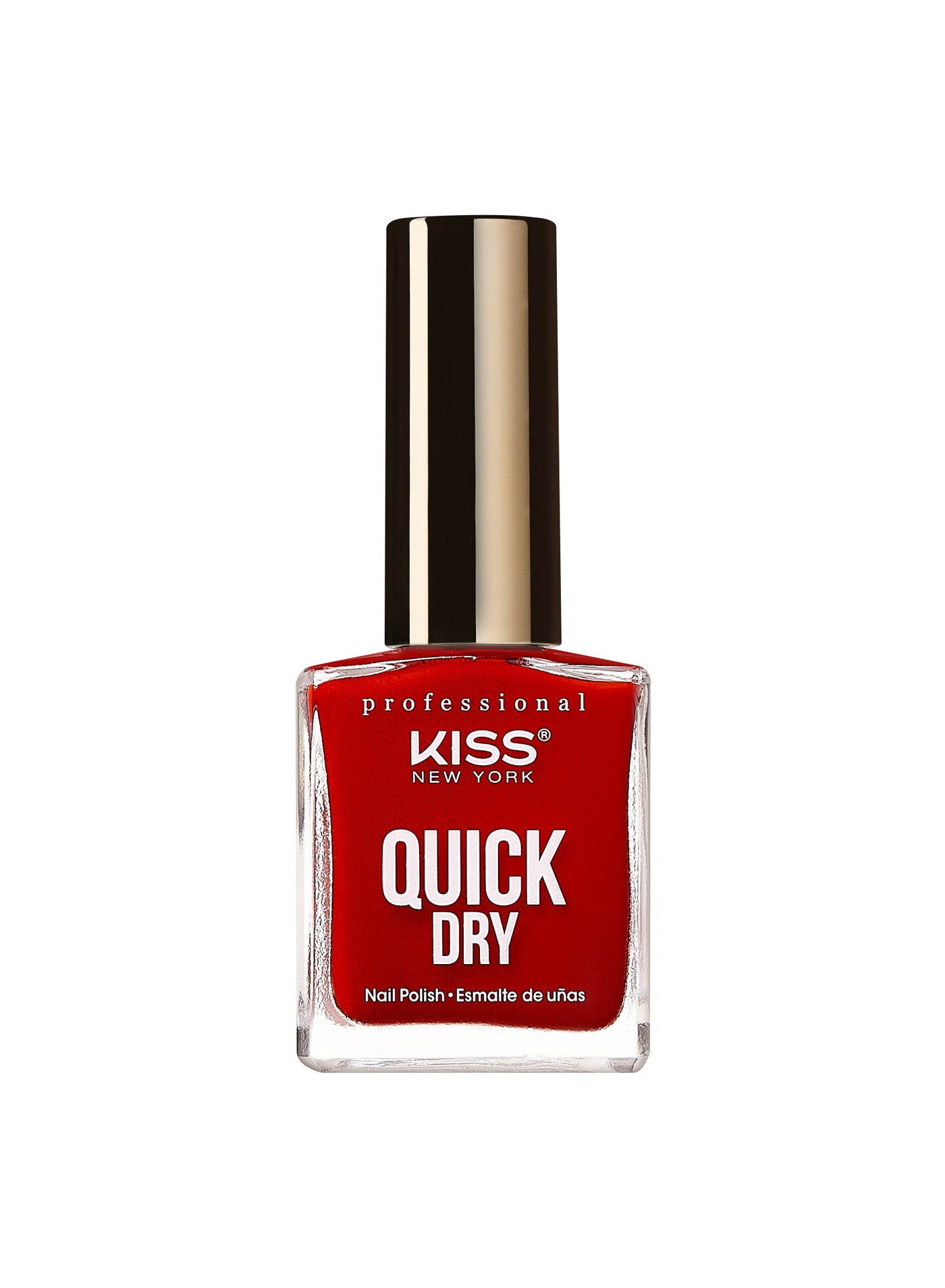 Kiss Quick Dry Nail Polish Ready Set Red QP04