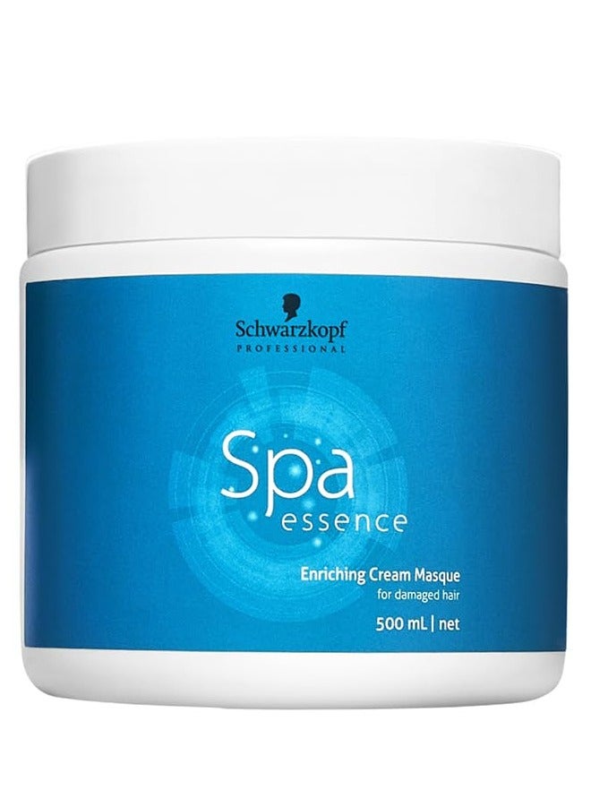 Schwarzkopf Professional Spa Essence Hydrating Masque | For Dry Or Dehydrated Hair | 500 Ml