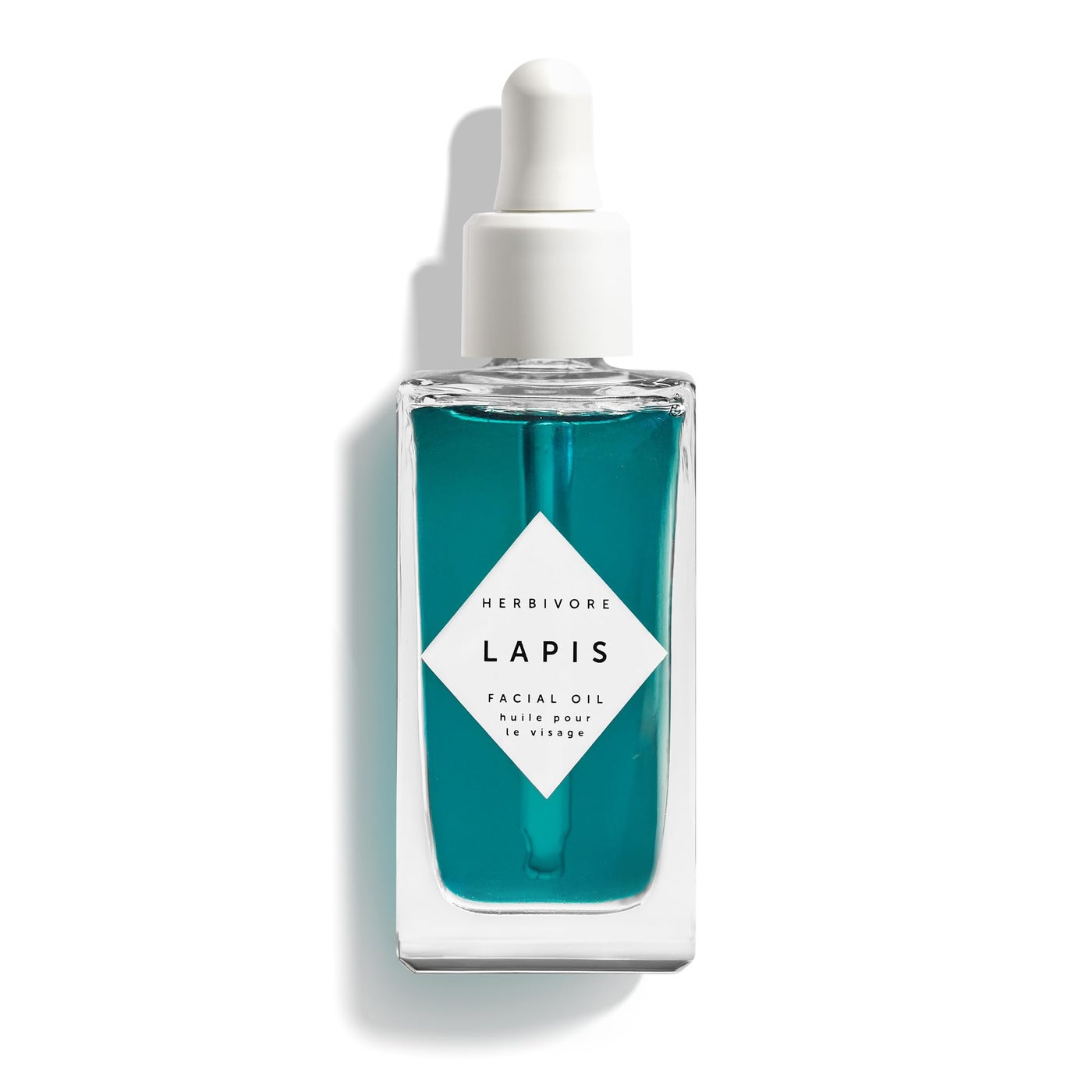 HERBIVORE Lapis Facial Oil | Balances Oil & Soothes Redness with Blue Tansy & Squalane | Safe for Oily & Acne Prone Skin, Non-Comedogenic, Vegan, 50 mL / 1.7 oz