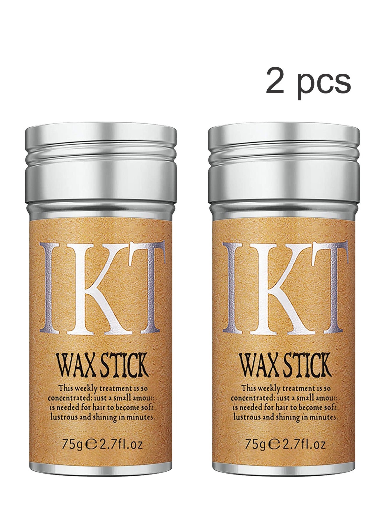 Wax Stick Strong and Long Lasting Hold Non Greasy Styling Wax for Flyaways Edge Frizz Hair Suitable for Unisex