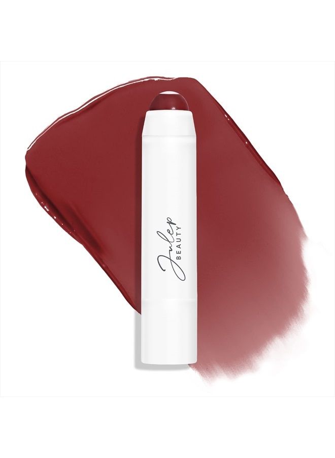 It's Balm: Tinted Lip Balm + Buildable Lip Color - Brandy Wine - Natural Gloss Finish - Hydrating Vitamin E Core - Vegan