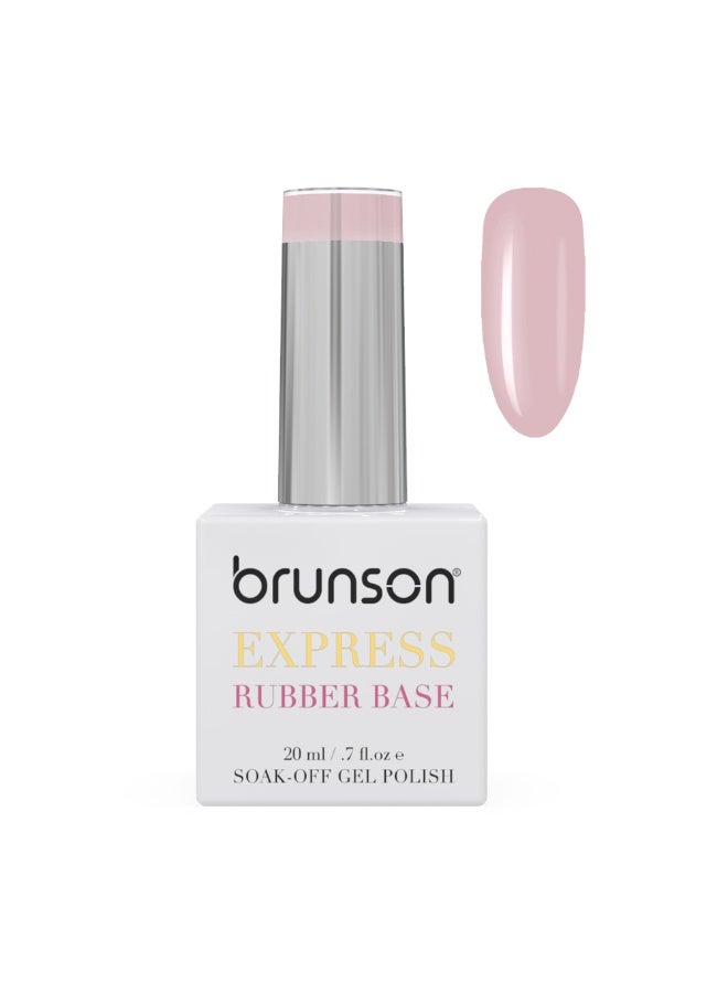 Rubber Base Gel Nail Polish 20Ml - French Rubber Base Coat Long-Lasting, Durable And Chip-Resistant Nail Strengthener Gel Nail Polish Base Coat For Manicure And Pedicure
