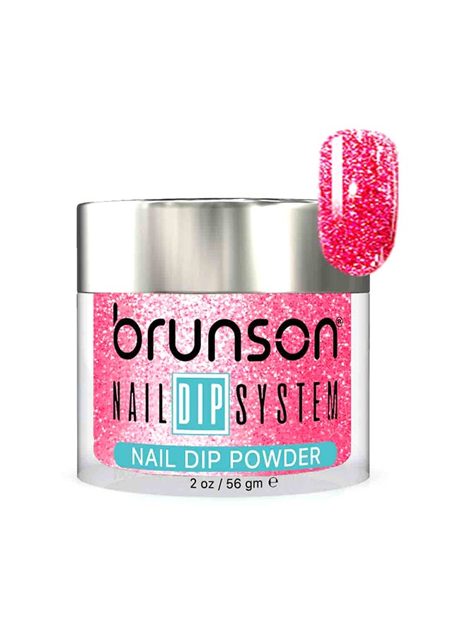 Nail Dip Powder Dip And Buff System Color 56gm, French Nail Art Starter Manicure Salon DIY At Home Odor Free And Long Lasting No Needed Nail Lamp Curing BDG009