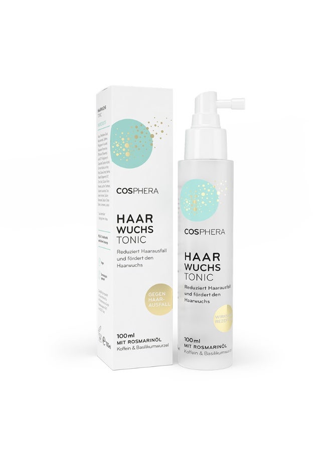 Hair growth tonic with rosemary oil ,to Stimulating hair growth ,Strengthening hair follicles ,Reducing hair loss ,100 ml made in germany