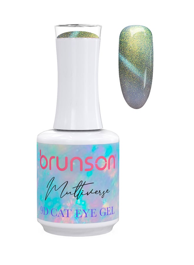 Multiverse 9D Cat Eye Gel Polish Galaxy Magnetic UV LED Gel Nail polish 18ml Chameleon Magnetic Gel Soak Off UV LED Gelish Polish D14N