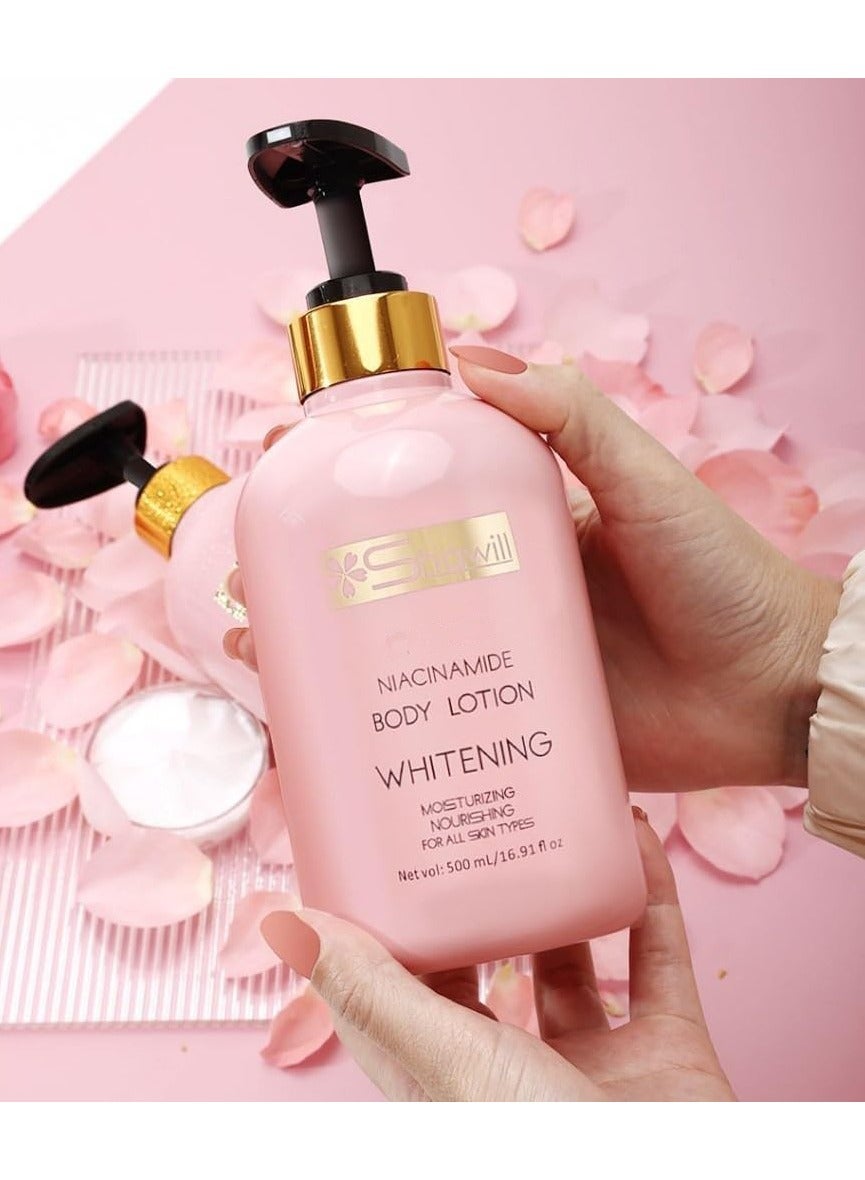 Shawill Sakura Niacinamide Whitening Body Lotion 500ml