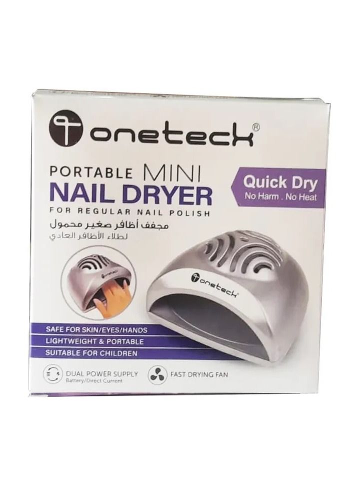 Onetech Mini Nail Dryer Fan DR300 - Portable and Efficient Nail Drying Solution