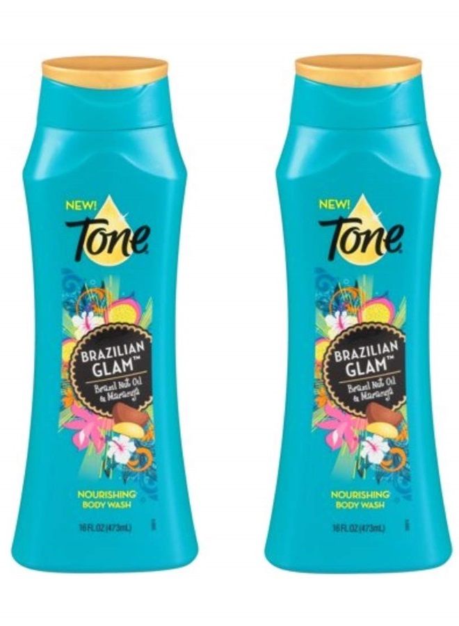 Nourishing Body Wash, Brazilian Glam, 16 fl oz (Pack of 2)