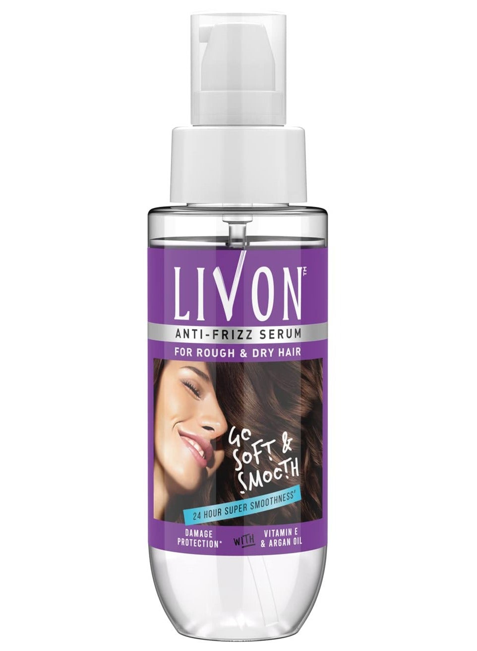 Hair Serum for Women for Dry and Rough Hair | 24-Hour Frizz-free Smoothness | With Argan Oil & Vitamin E | 50 ml