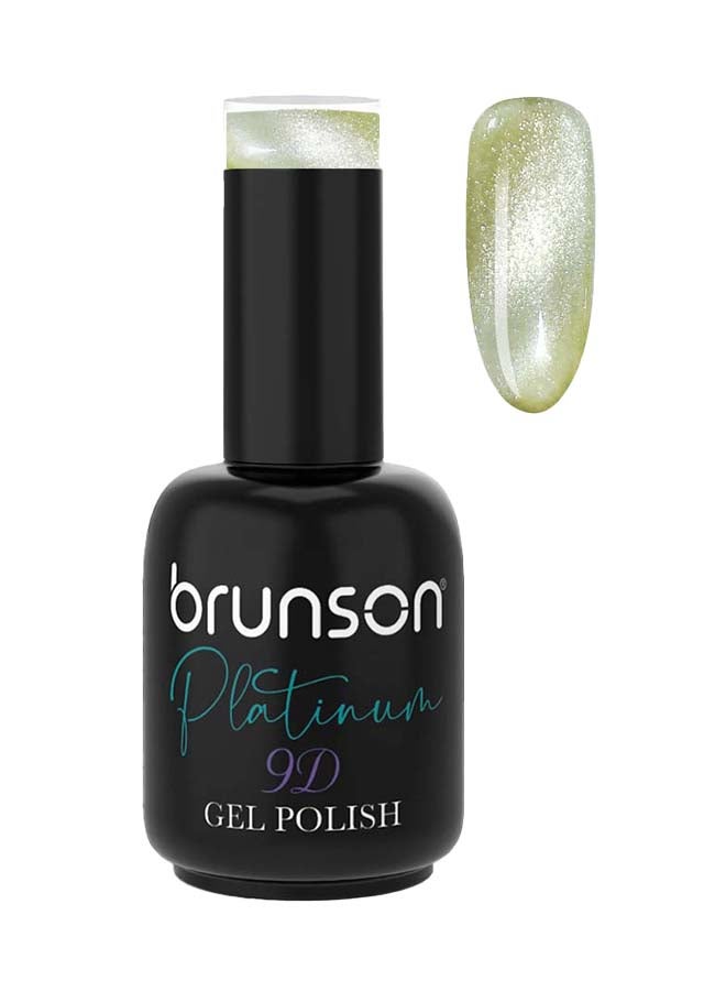 Platinum Cat Eye Shiny Holographic 9D, Glitter Soak Off Gel Nail Polish BSM511
