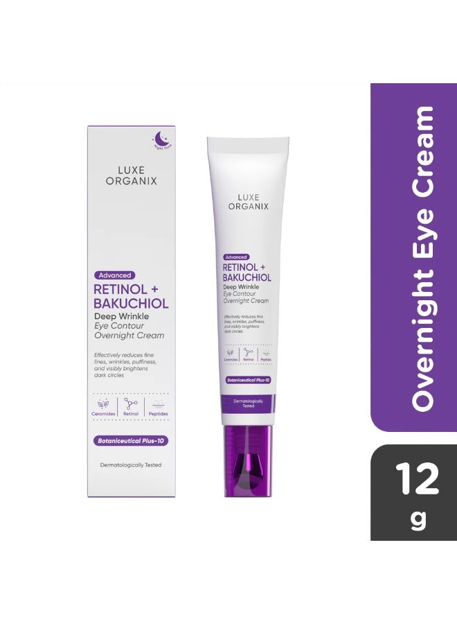 Advanced Retinol + Bakuchiol Deep Wrinkle Eye Contour Overnight Cream 12g