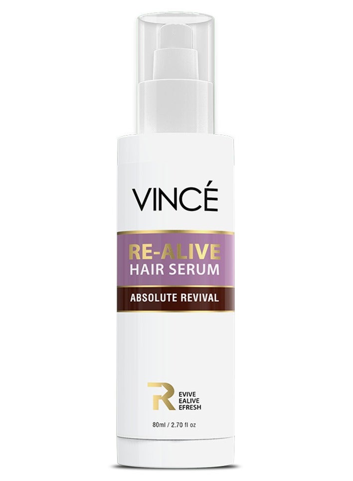 Hair Serum – Repairs Dry, Damaged Hair, Reduces Frizz & Hair Fall, Adds Shine, Boosts Softness, and Nourishes for Healthier, Glossier Hair - Non-Sticky, Paraben-Free – 80ml