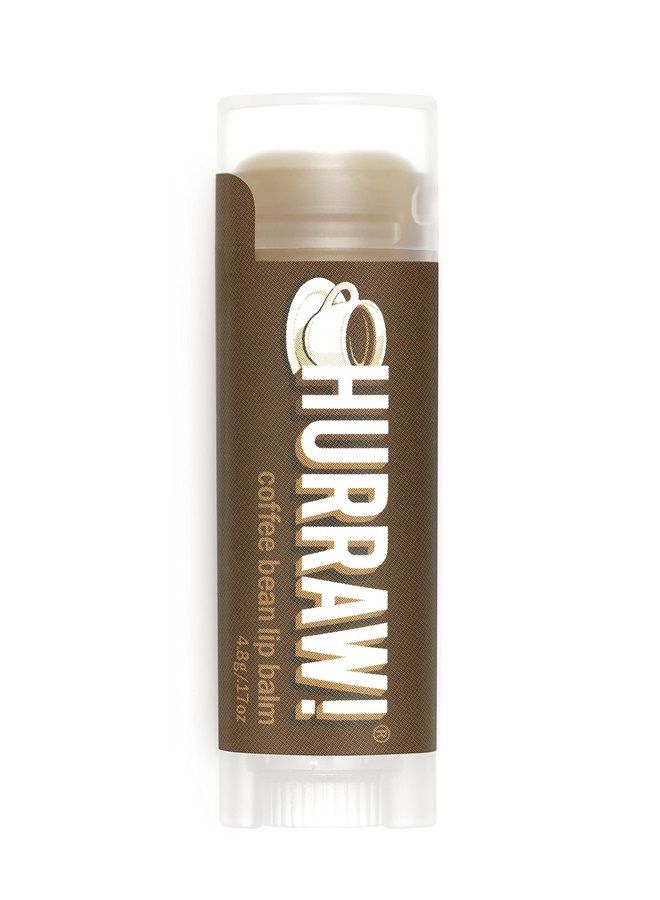 Hurraw! Coffee Bean Lip Balm: Organic, Certified Vegan, Cruelty and Gluten Free. Non-GMO, 100% Natural Ingredients. Bee, Shea, Soy and Palm Free. Made in USA