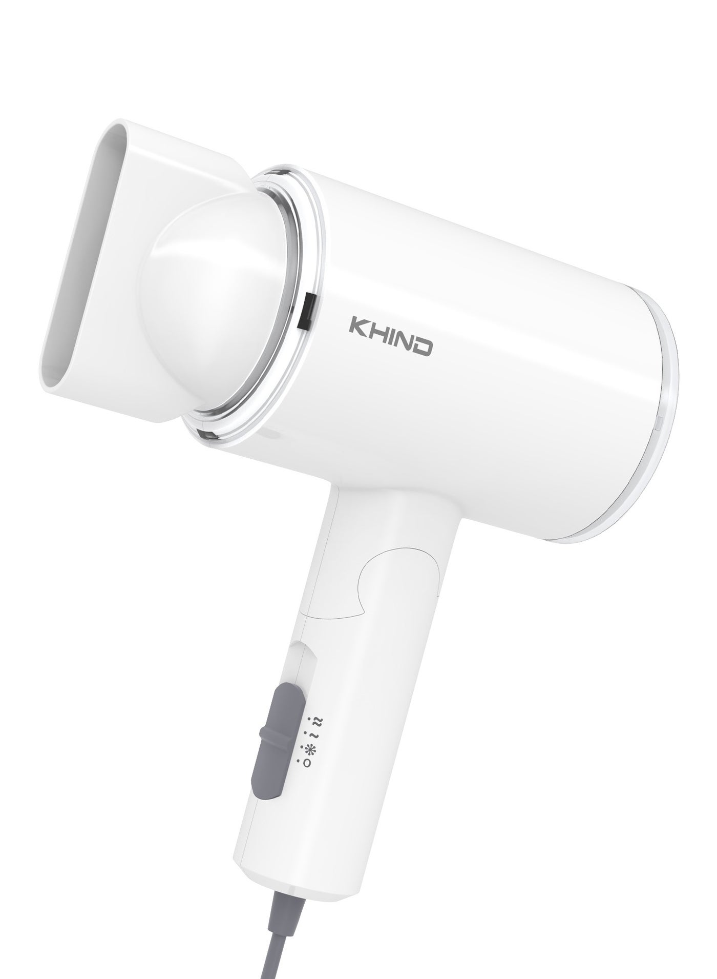 KHIND Compact 1000W Hair Dryer with 2 Heat Speeds & 1 Cool Shot Settings, Narrow Nozzle Airflow For Quick Drying, Honeycomb Inlet and Travel Friendly Foldable Design (HD1002), 2 Year Warranty