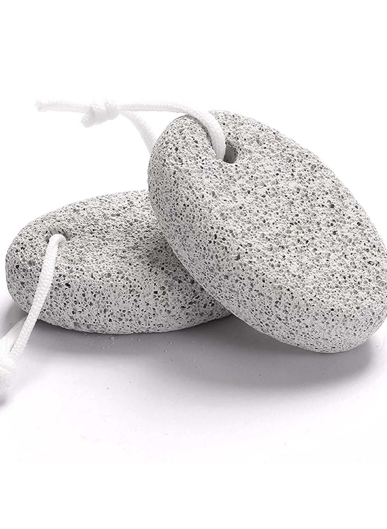ORiTi Natural Pumice Stone for Feet, 2-Pack Lava Pedicure Tools Hard Skin Callus Remover for Feet and Hands - Natural Foot File Exfoliation to Remove Dead Skin
