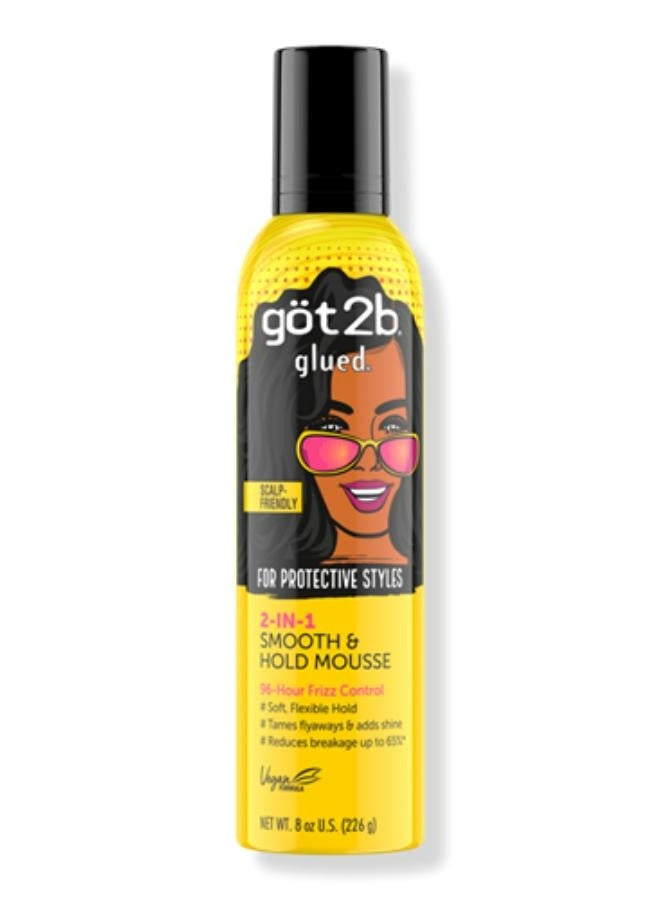Got2b Glued 2 in 1 Smooth And Hold Mousse 226 g