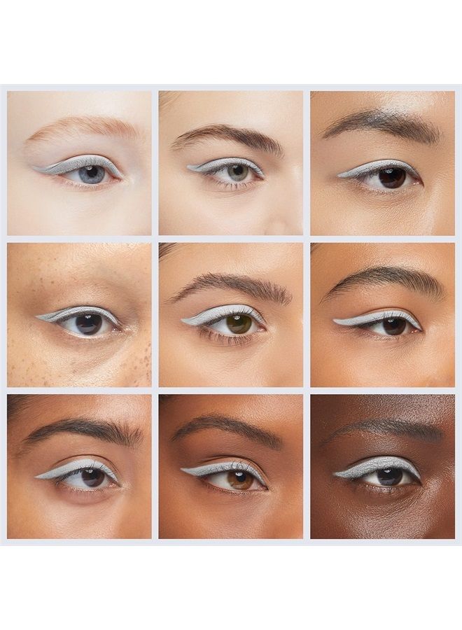 White Eyeliner Pencils Professional Use as Highlighter, Soft, Waterproof, Long-Lasting Eyeshadow, Eye Brightener, Beauty Makeup Tools (12pcs)