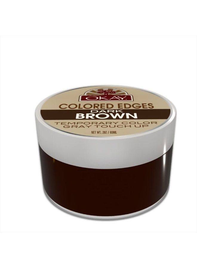 OKAY COLORED EDGES DARK BROWN 2oz / 59ml