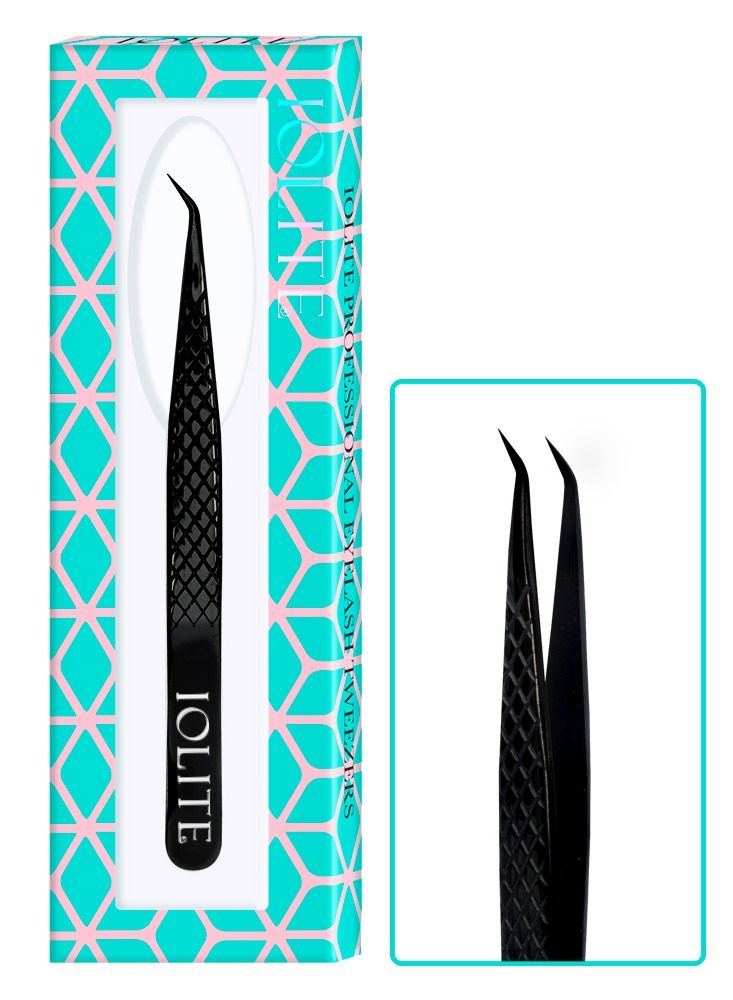 Lash Tweezers Professional Stainless Steel Curved Precision Tweezer For Eyelash Extensions Volume Lashes Electronics Laboratory Work Jewelry Making Crafting Soldering 2D 3D False Lashes Nail Art