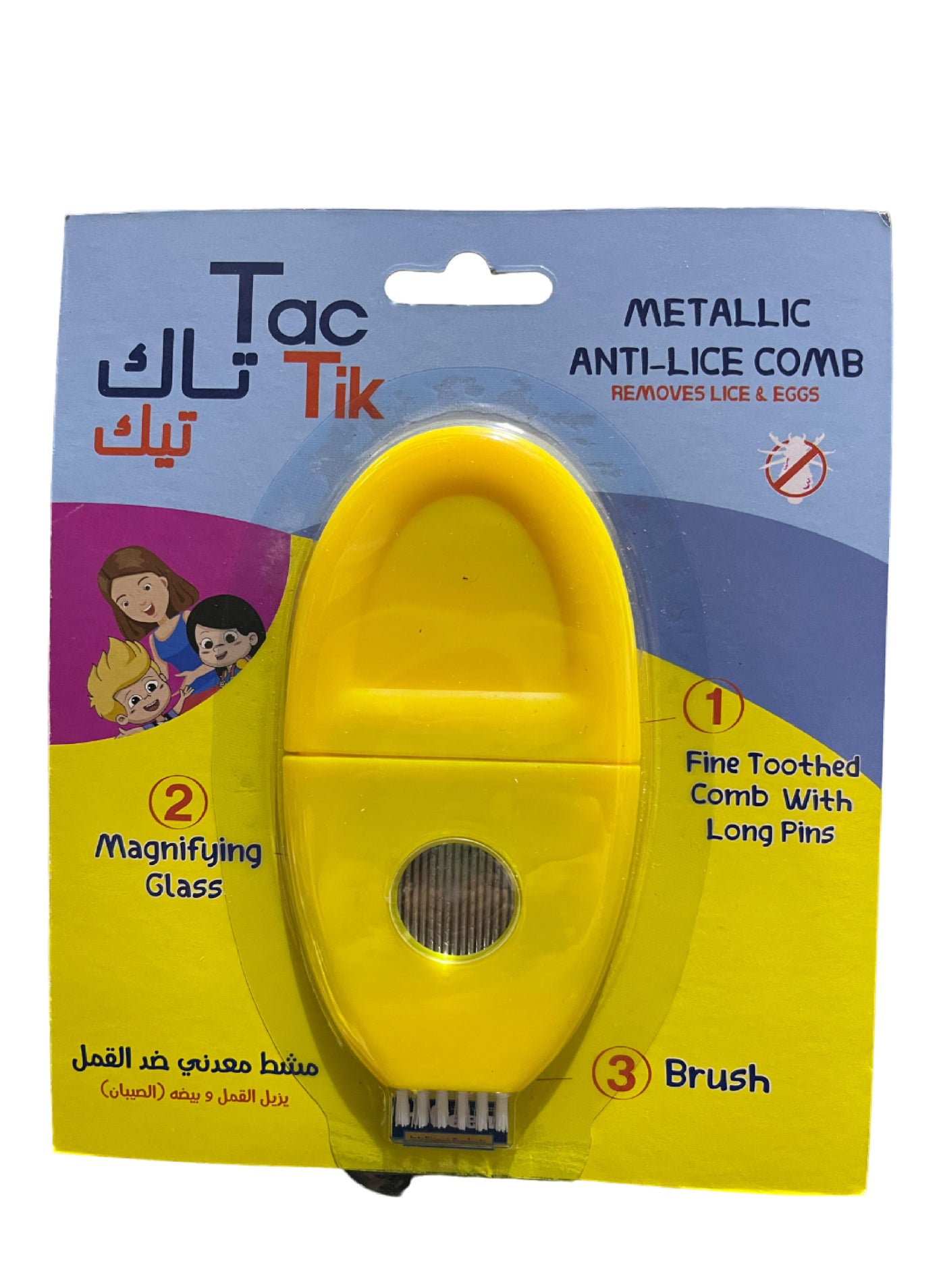 TAC TIK METALLIC ANT-LICE COMB