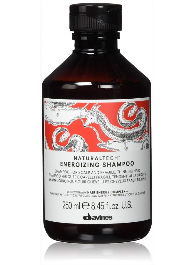 Naturaltech ENERGIZING Shampoo Gentle Cleansing And Protection for Fragile Or Thinning Hair, Revitalize And Energize The Scalp 8.45 Fl. Oz.