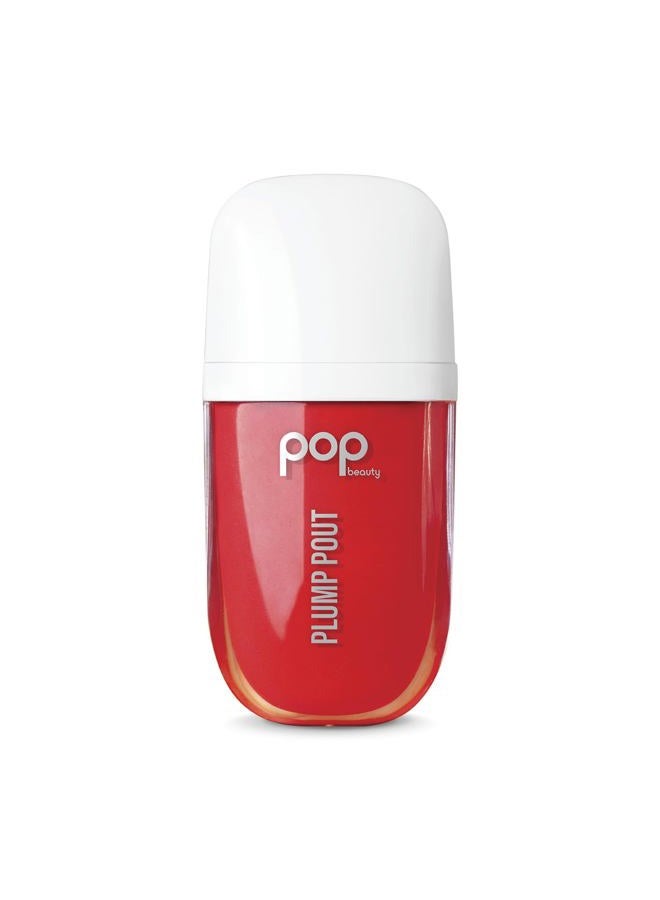 PLUMP POUT | WATERMELON WOW - Plumping Lip Oil, Hydrating Lip Gloss, Long Lasting Nourishing Lip Glow Oil Non-sticky