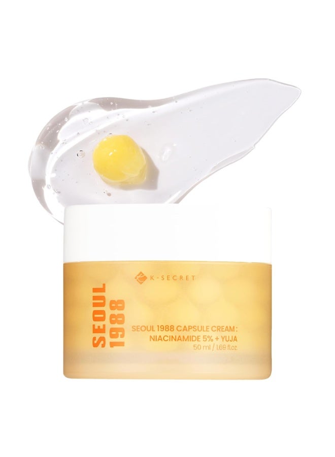 K-SECRET SEOUL 1988 Niacinamide Capsule Cream 50ml,