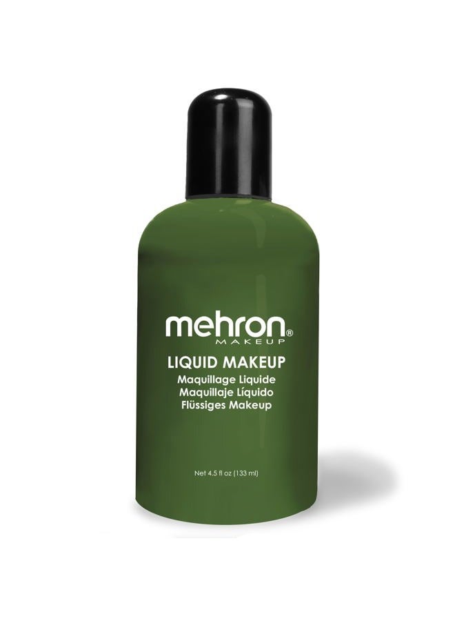 Makeup Liquid Makeup | Face Paint and Body Paint 4.5 oz (133 ml) (GREEN)