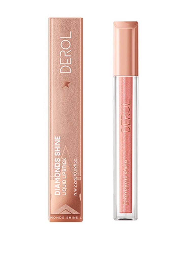 Liquid Lipsticks Diamond High Shine Makeup For Women Velvet Long Lasting Waterproof Highly Pigmented Colour Quick-Drying, Smudge-Proof, Nourishes, Conditions,Ultra Soft Moisturizer