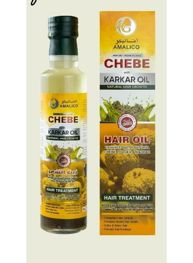 Amalico 2-in-1 Karkar Oil & Chebe Powder for Hair Growth 250 ml