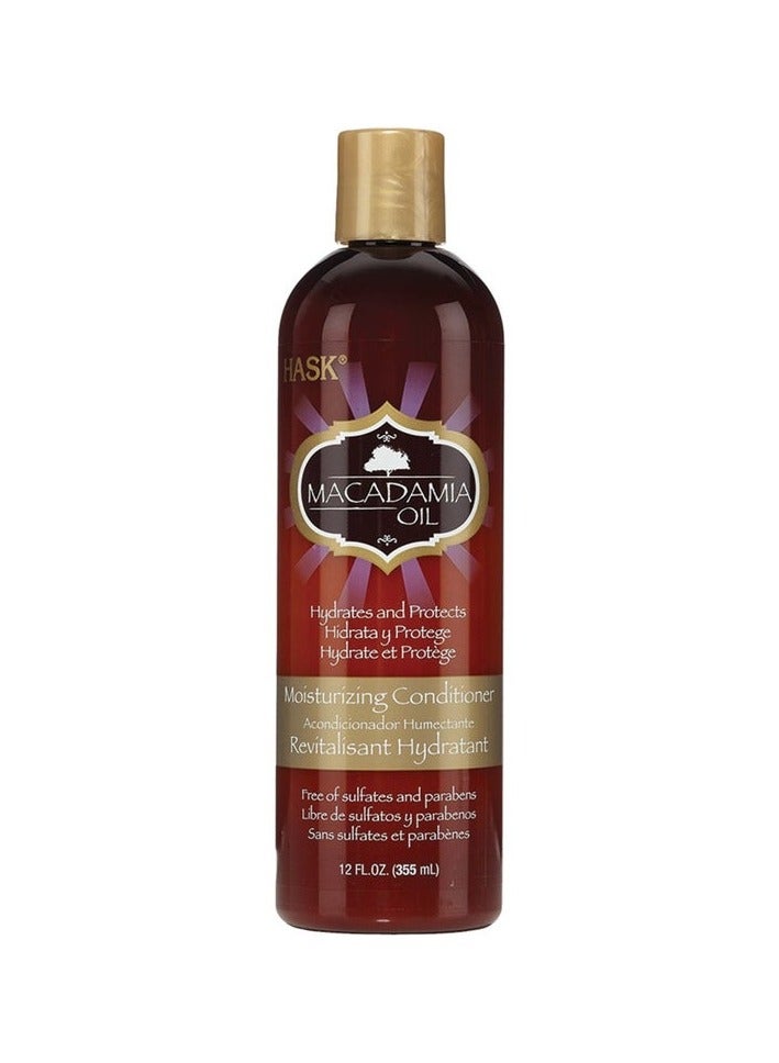 Hask Macadamia Oil Moisturizing Conditioner 355Ml