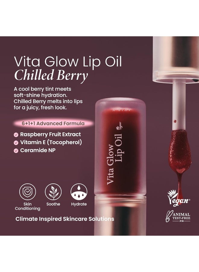 [Chilled Berry] AXIS-Y Vita Glow Lip Oil - image 2