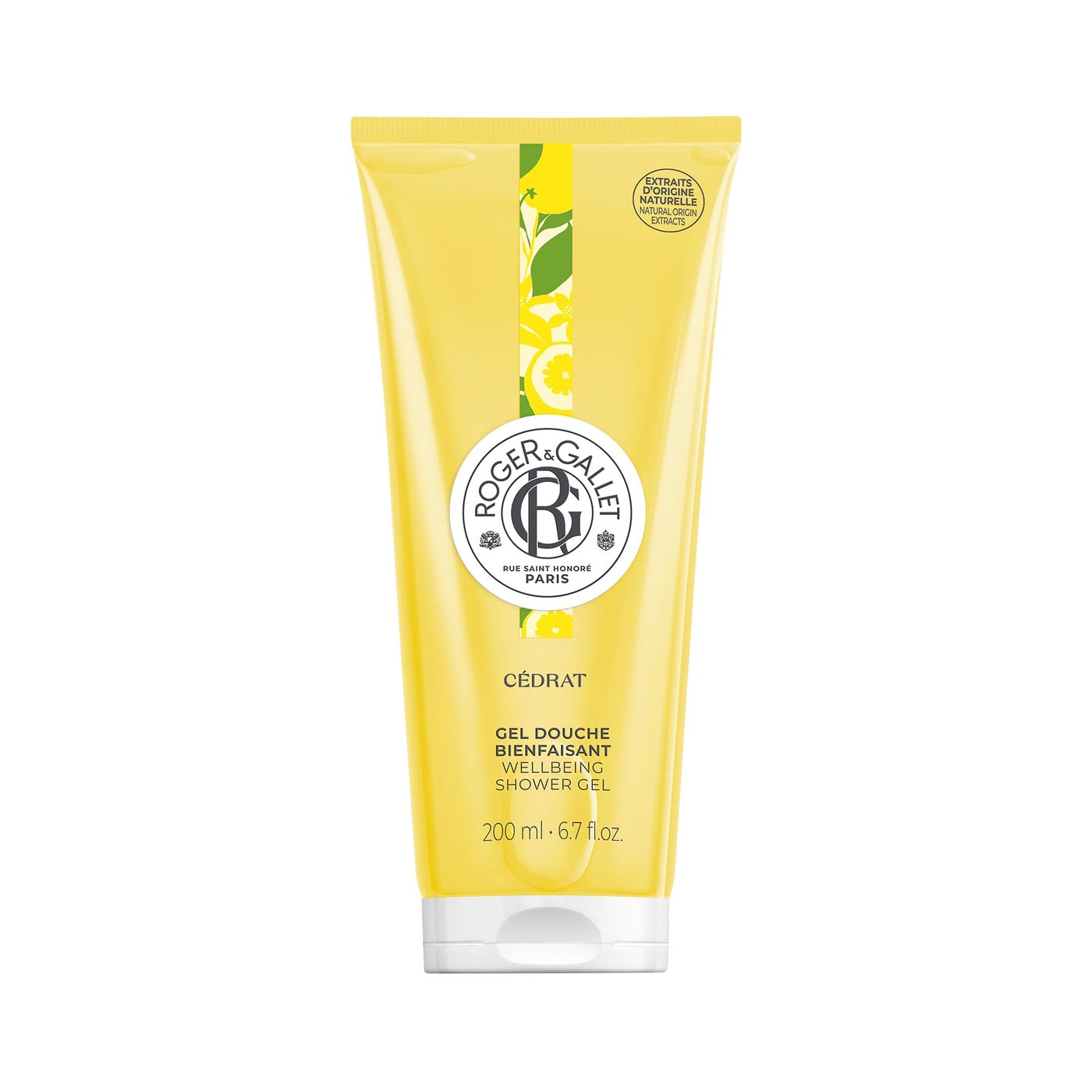 ROGER & GALLET | Body Wash & Shower Gel for Women | Cédrat - Citron 6.7 Oz
