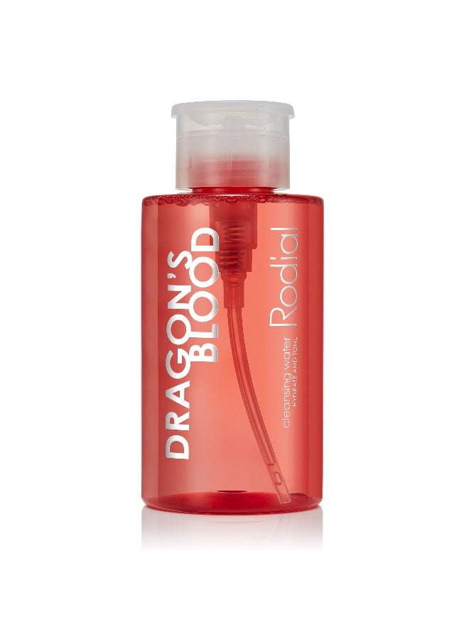Rodial Dragons Blood Cleansing Water 300ml – Gentle Purification for Sensitive Skin, Dragon's Blood & Vitamin B3, No-Rinse Formula for Rosacea Relief 300ml