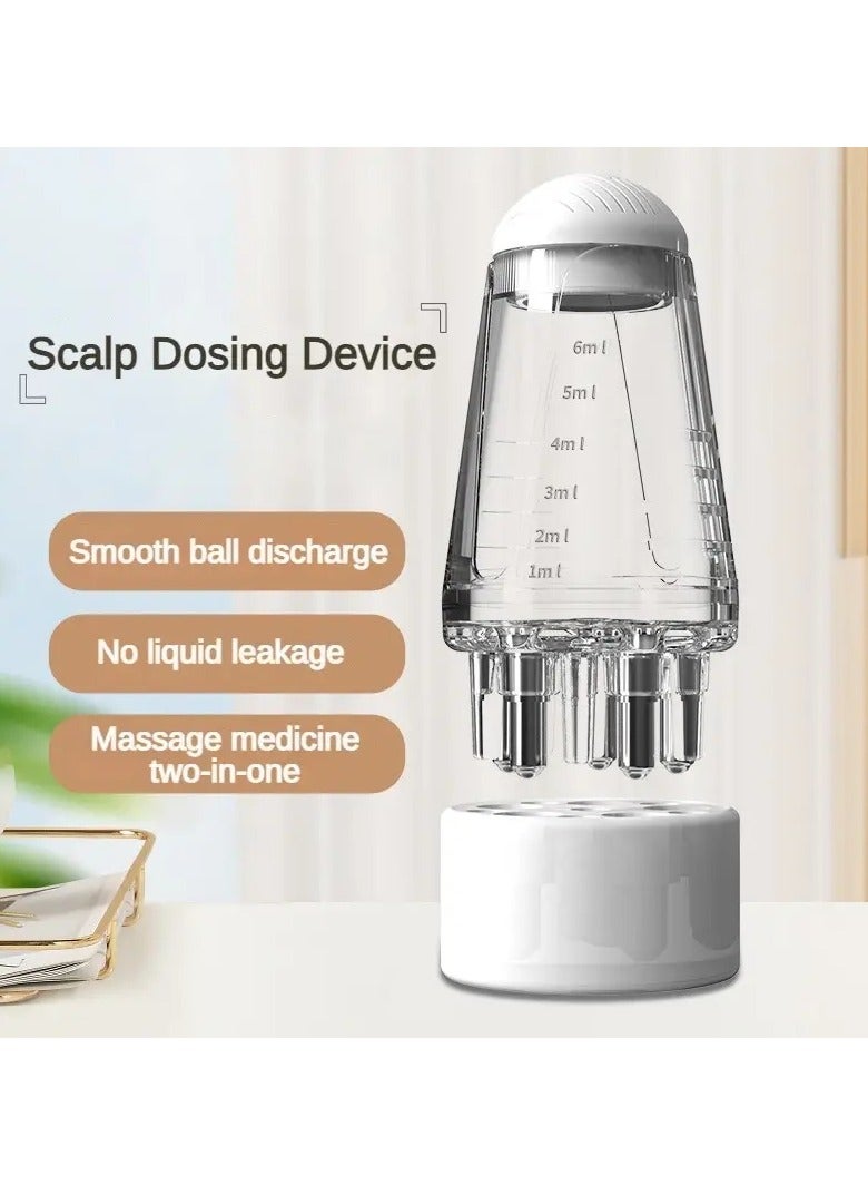 1pc Scalp Care Applicator Mini Massager Scalp Essential Oil Hair Care Medicated Roller Ball Applicator Soothing Scalp Applicator Hair Growth Solution Portable Tool
