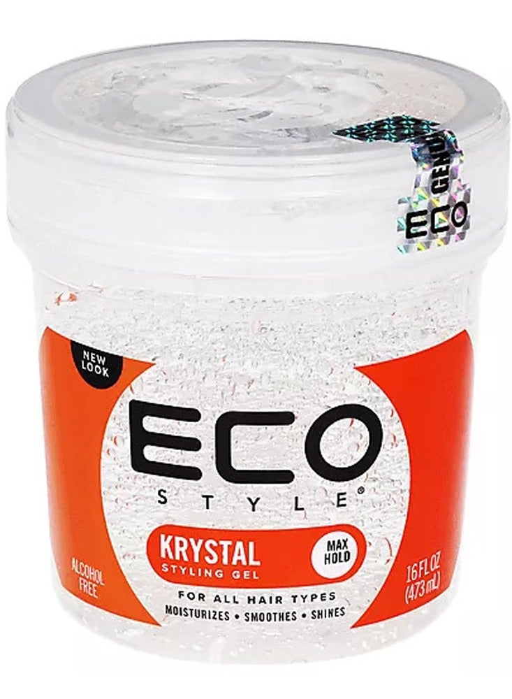 Krystal Professional Styling Hair Gel 473ml