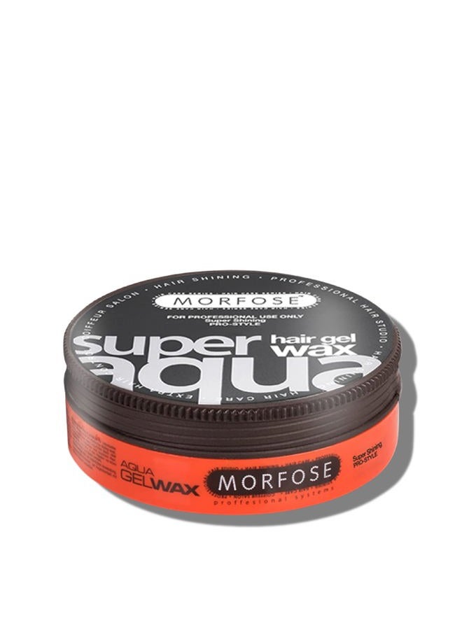Super Aqua Hair Gel Wax with Strong Flexible 4 Hold, All Day Long, Hair Wax for Women and Men, Edge Wax, Gel Wax, Manage Flyaways, and Curls, Mango Scent, 5.92 Fl. Oz