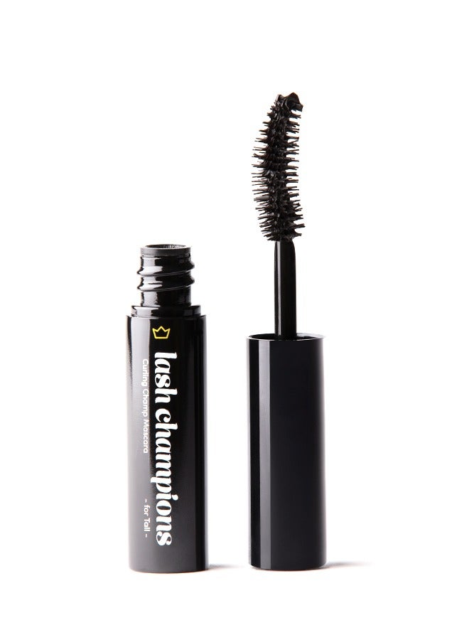 Travel Size Curling Champ Mascara For Tall Highly Pigmented Colour For Long & Straight Lashes Black 4ml Made In Italy