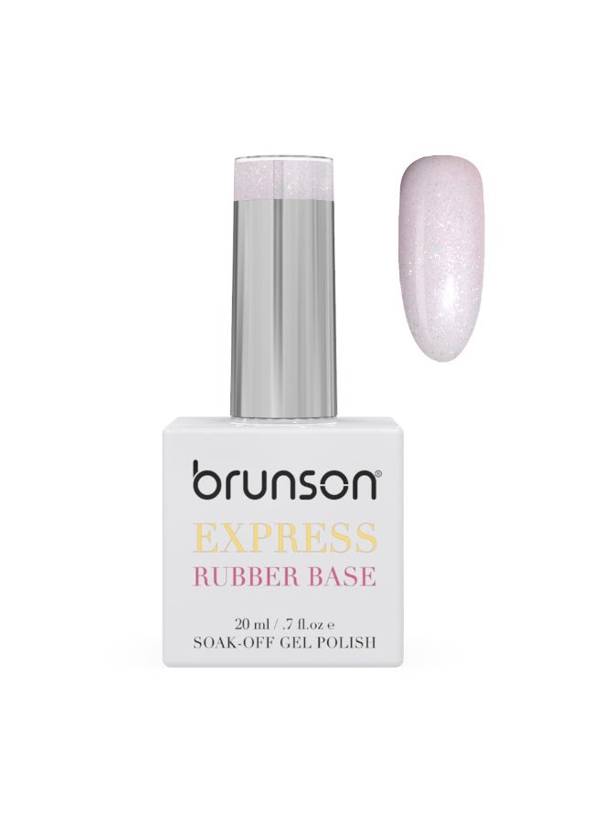 Rubber Base Gel Nail Polish 20Ml - French Rubber Base Coat Long-Lasting, Durable And Chip-Resistant Nail Strengthener Gel Nail Polish Base Coat For Manicure And Pedicure