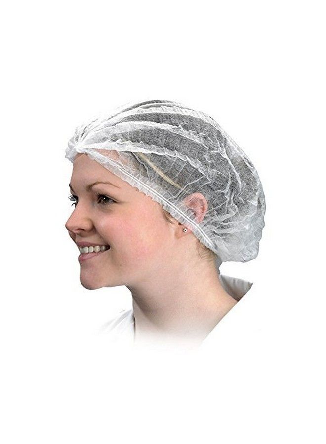 Disposable Stretchable White Caps Cover Hair For Cooking & Hygiene (70Pcs)